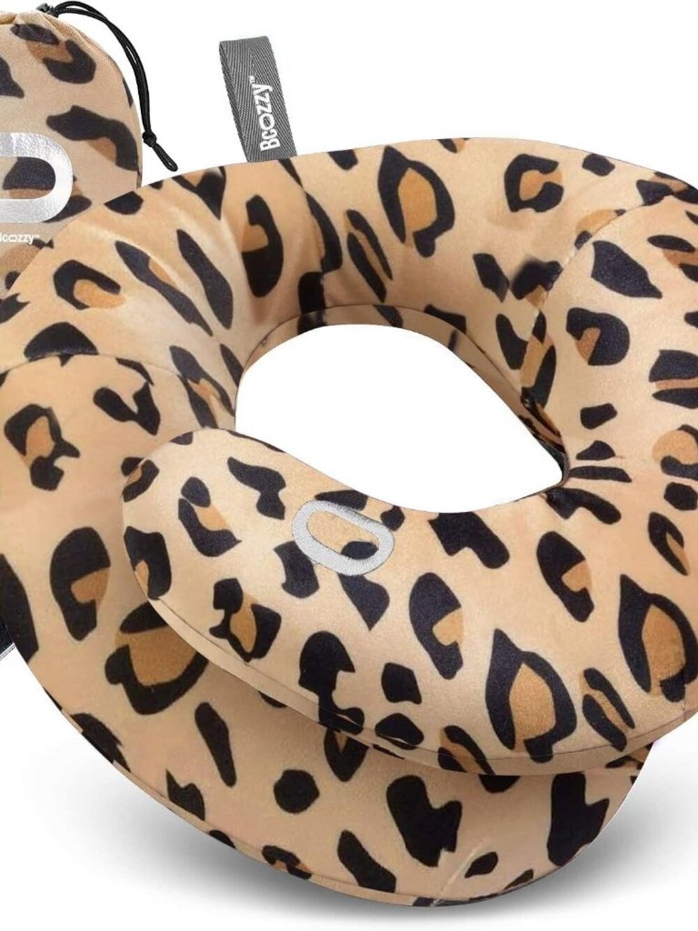 Travel Neck Pillow for Airplane – Patented Double Support for Head, Neck, and Ch